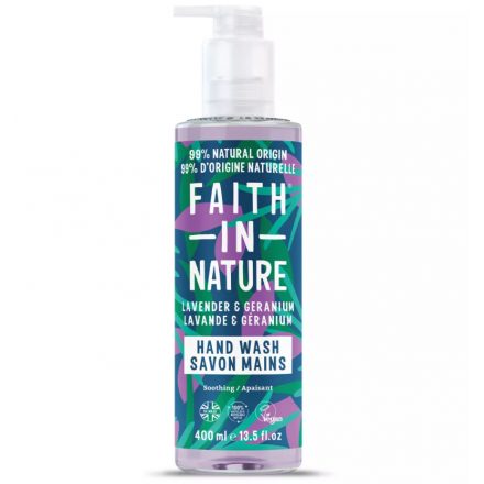 Faith In Nature deterdzent za pranje ruku lavanda i geranijum 400 ml