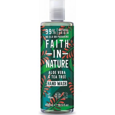 Faith In Nature deterdzent za pranje ruku refiler aloe vera i cajno drvo 400 ml 