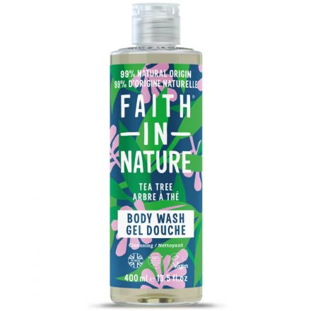 Faith in Nature gel za tusiranje cajno drvo 400 ml